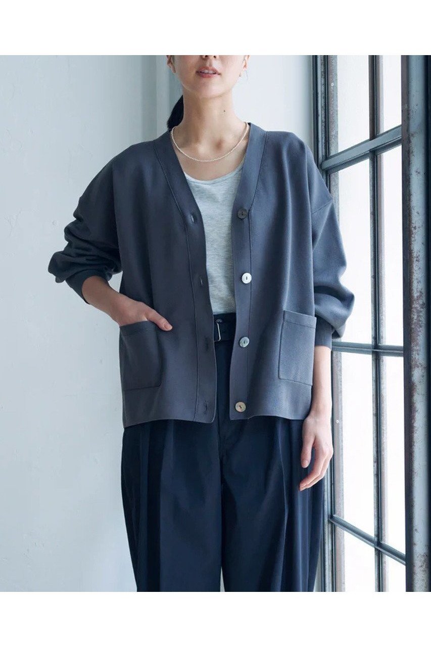 【レリル/lelill】のハイテク BASIC カーデ 人気、トレンドファッション・服の通販 founy(ファニー) 　ファッション　Fashion　レディースファッション　WOMEN　トップス・カットソー　Tops/Tshirt　ニット　Knit Tops　カーディガン　Cardigans　カーディガン　Cardigan　スリット　Slit　ミラノリブ　Milan Ribs　人気　Popularity　other-8|ID: prp329100004451714 ipo3291000000031324892