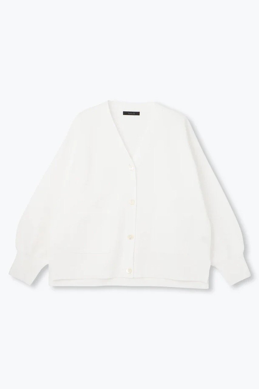 【レリル/lelill】のハイテク BASIC カーデ インテリア・キッズ・メンズ・レディースファッション・服の通販 founy(ファニー) 　ファッション　Fashion　レディースファッション　Fashion for Women　トップス・カットソー　Cut & Sew Tops　ニット　Knit Tops & Sweaters　カーディガン・羽織り　Layered Style Cardigans　カーディガン　Cardigan, Knitwear　スリット　Slit, Slit Detail　ミラノリブ　Milano Rib, Milano Stitch　人気　Popular, Best Seller　オフホワイト|ID: prp329100004451714 ipo3291000000032953211