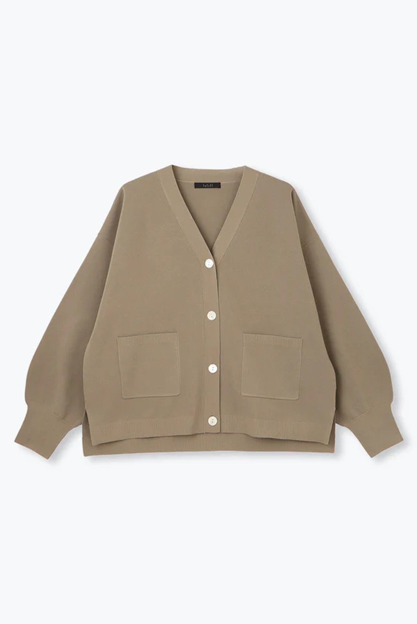 【レリル/lelill】のハイテク BASIC カーデ インテリア・キッズ・メンズ・レディースファッション・服の通販 founy(ファニー) 　ファッション　Fashion　レディースファッション　Fashion for Women　トップス・カットソー　Cut & Sew Tops　ニット　Knit Tops & Sweaters　カーディガン・羽織り　Layered Style Cardigans　カーディガン　Cardigan, Knitwear　スリット　Slit, Slit Detail　ミラノリブ　Milano Rib, Milano Stitch　人気　Popular, Best Seller　ベージュ|ID: prp329100004451714 ipo3291000000032953218