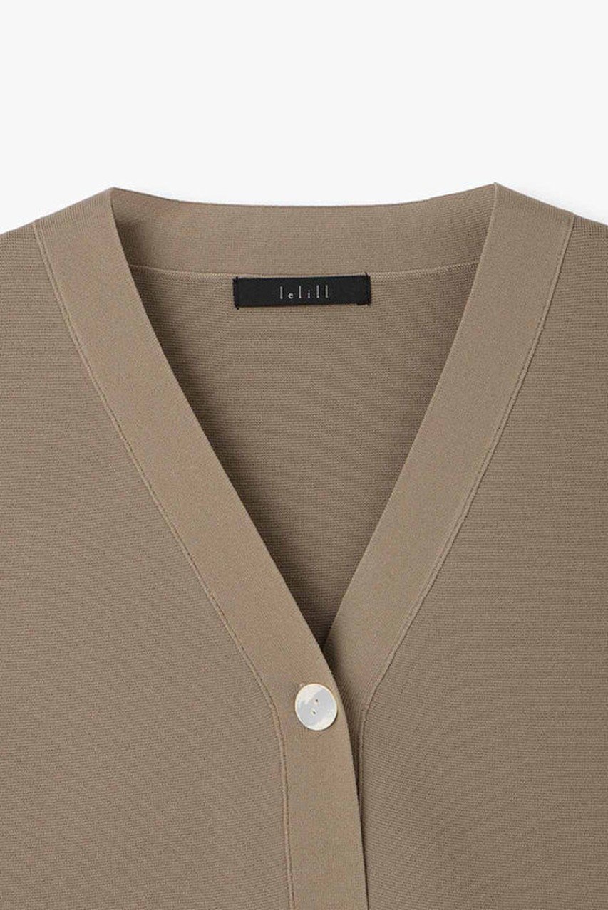 【レリル/lelill】のハイテク BASIC カーデ 人気、トレンドファッション・服の通販 founy(ファニー) 　ファッション　Fashion　レディースファッション　Fashion for Women　トップス・カットソー　Cut & Sew Tops　ニット　Knit Tops & Sweaters　カーディガン・羽織り　Layered Style Cardigans　カーディガン　Cardigan, Knitwear　スリット　Slit, Slit Detail　ミラノリブ　Milano Rib, Milano Stitch　人気　Popular, Best Seller　other-3|ID: prp329100004451714 ipo3291000000036759574