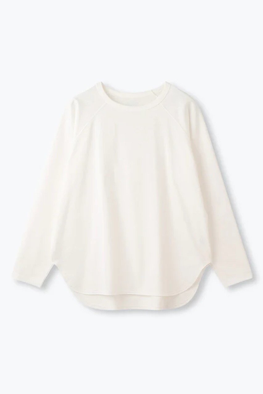 【レリル/lelill】の【日本製】BASICラグランL/S インテリア・キッズ・メンズ・レディースファッション・服の通販 founy(ファニー) 　ファッション　Fashion　レディースファッション　Fashion for Women　トップス・カットソー　Cut & Sew Tops　シャツ・ブラウス・オフィスカジュアル　Elegant Blouses & Button-Ups　ロングTシャツ・Tシャツ　Longline T-Shirts & Tees　カットソー・ベーシックTシャツ　Cut-and-Sewn Tops / Stretch Tees & Basics　スリーブ　Sleeve, Long Sleeve / Short Sleeve　ベーシック　Basic, Essential　ロング　Long, Long-Length　エレガント 上品　Elegant　日本製　Made In Japan　オフホワイト|ID: prp329100004451715 ipo3291000000032852653