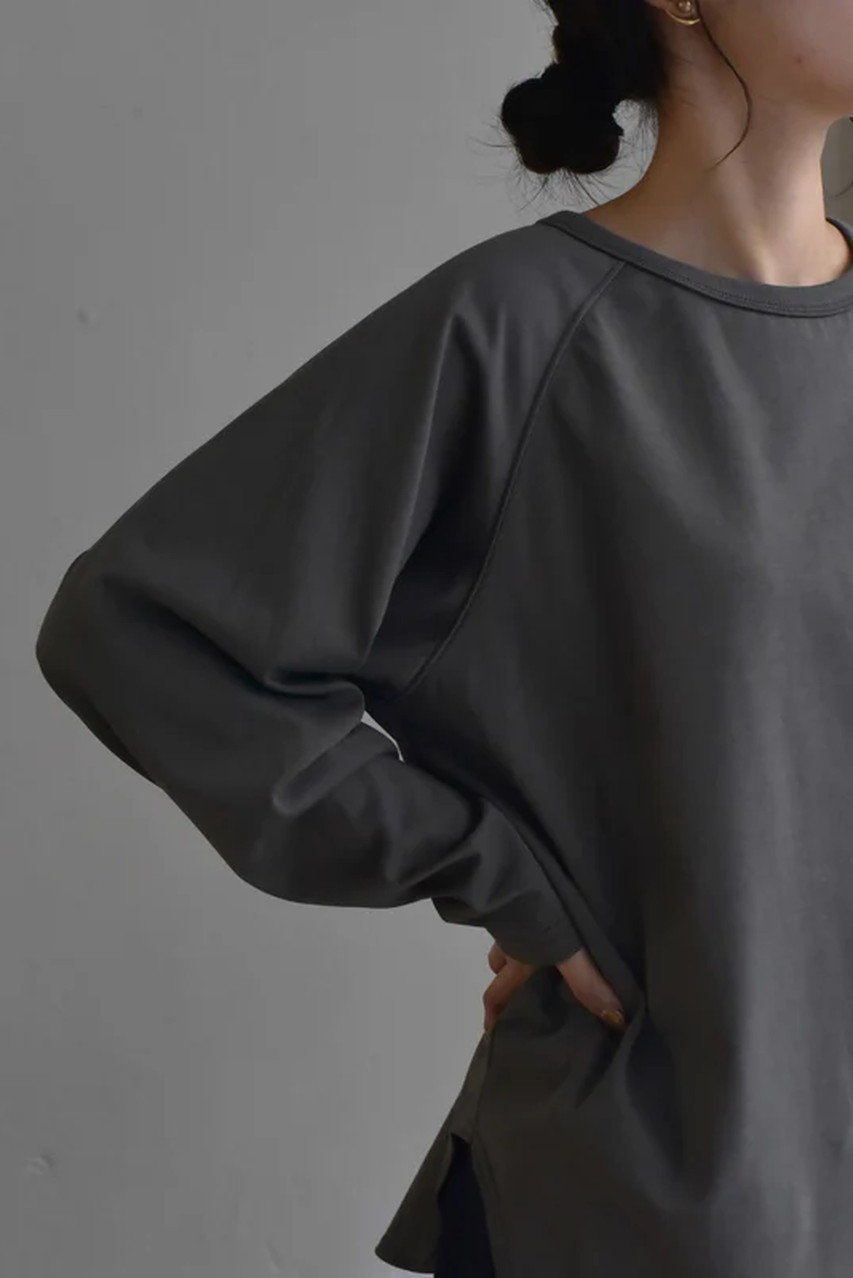 【レリル/lelill】の【日本製】BASICラグランL/S 人気、トレンドファッション・服の通販 founy(ファニー) ファッション Fashion レディースファッション Fashion for Women トップス・カットソー Cut & Sew Tops シャツ・ブラウス・オフィスカジュアル Elegant Blouses & Button-Ups ロングTシャツ・Tシャツ Longline T-Shirts & Tees カットソー・ベーシックTシャツ Cut-and-Sewn Tops / Stretch Tees & Basics スリーブ Sleeve, Long Sleeve / Short Sleeve ベーシック Basic, Essential ロング Long, Long-Length エレガント 上品 Elegant 日本製 Made In Japan other-7|ID: prp329100004451715 ipo3291000000035434945