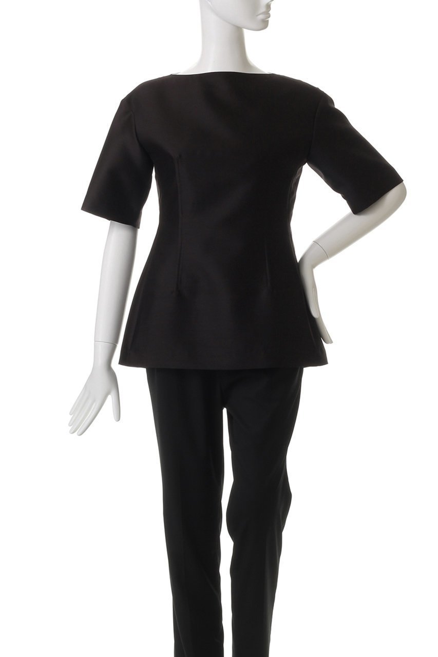 【ジェイドット/j.】の【コラボ】シルクウールバックリボンブラウス 人気、トレンドファッション・服の通販 founy(ファニー) 　ファッション　Fashion　レディースファッション　WOMEN　トップス・カットソー　Tops/Tshirt　シャツ/ブラウス　Shirts/Blouses　コラボ　Collaboration　シェイプ　Shape　ショート　Short　シルク　Silk　スリーブ　Sleeve　リボン　Ribbon　ロング　Long　other-2|ID: prp329100004451716 ipo3291000000031252828