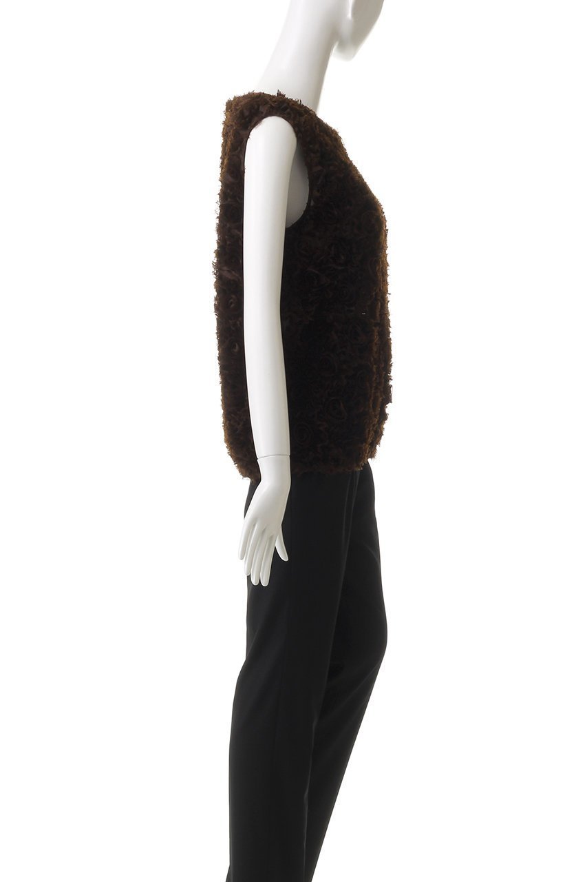 【ジェイドット/j.】の【コラボ】ローズチュールブラウス 人気、トレンドファッション・服の通販 founy(ファニー) 　ファッション　Fashion　レディースファッション　Fashion for Women　トップス・カットソー　Cut & Sew Tops　キャミソール&ノースリーブ　Camisoles & Sleeveless Tops　シャツ・ブラウス・オフィスカジュアル　Elegant Blouses & Button-Ups　おすすめ　Recommended / Our Picks　エレガント 上品　Elegant　コラボ　Collaboration, Collab　ドット　Polka Dot, Dot Pattern　ノースリーブ　Sleeveless, No-Sleeve　バランス　Balance, Style Balance　フェミニン　Feminine, Girly　ブラウジング　Blouson Silhouette, Cinched Waist　モチーフ　Motif, Design Theme　ローズ　Rose, Rose Motif　other-3|ID: prp329100004451717 ipo3291000000036071016