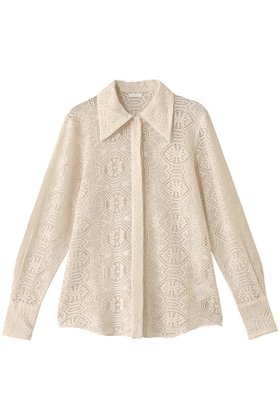【シーオール/SEEALL】のポインテッドカラー クラシックシャツ 人気、トレンドファッション・服の通販 founy(ファニー) ファッション Fashion レディースファッション Fashion for Women トップス・カットソー Cut & Sew Tops シャツ・ブラウス・オフィスカジュアル Elegant Blouses & Button-Ups クラシック Classic, Timeless Style スリーブ Sleeve, Long Sleeve / Short Sleeve レース Lace, Lace Fabric ロング Long, Long-Length 夏 Summer 春 Spring S/S・春夏 SS, Spring/Summer, Warm Season 羽織 Haori, Light Jacket |ID:prp329100004451727