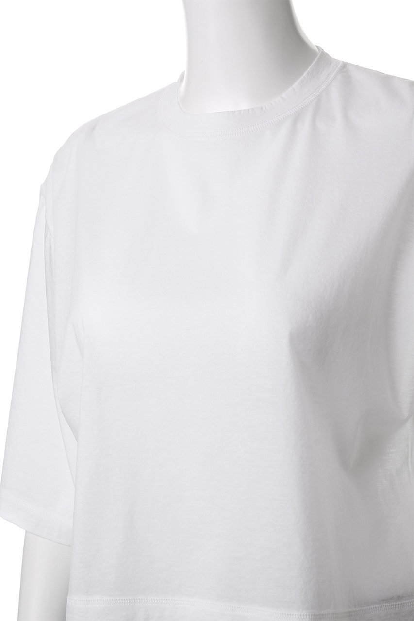 【イレーヴ/YLEVE】のCOTTON シアー ジャージー ショートスリーブ プルオーバー 人気、トレンドファッション・服の通販 founy(ファニー) 　ファッション　Fashion　レディースファッション　Ladies' Fashion Online　トップス・カットソー　Cut & Sew Tops　シャツ/ブラウス　Elegant Blouses & Button-Ups　ロング / Tシャツ　Longline T-Shirts & Tees　プルオーバー　Pullovers　カットソー　Tops & T-Shirts　インド　India　シアー　Sheer　ショート　Short　シルケット　Mercerization　シンプル　Simple　ジャージー　Jersey　スリーブ　Sleeve　ボトム　Bottom　エレガント 上品　Elegant　夏　Summer　春　Spring　S/S・春夏　Ss・Spring/Summer　other-5|ID: prp329100004451735 ipo3291000000031324934