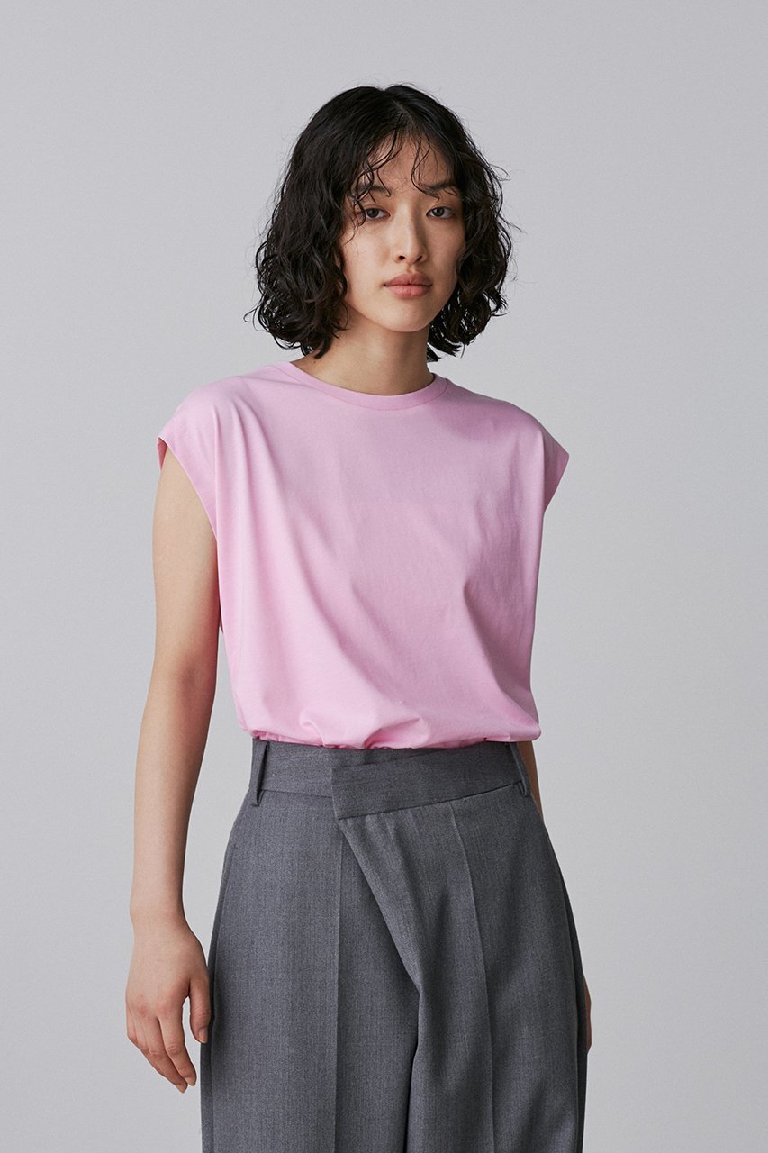【イレーヴ/YLEVE】のORGANIC COTTON BIO ノースリーブ 人気、トレンドファッション・服の通販 founy(ファニー) 　ファッション　Fashion　レディースファッション　WOMEN　トップス・カットソー　Tops/Tshirt　キャミソール / ノースリーブ　No Sleeves　シャツ/ブラウス　Shirts/Blouses　ロング / Tシャツ　T-Shirts　カットソー　Cut and Sewn　ショート　Short　シンプル　Simple　スリーブ　Sleeve　ノースリーブ　No Sleeve　フレンチ　French　other-7|ID: prp329100004451737 ipo3291000000031324938