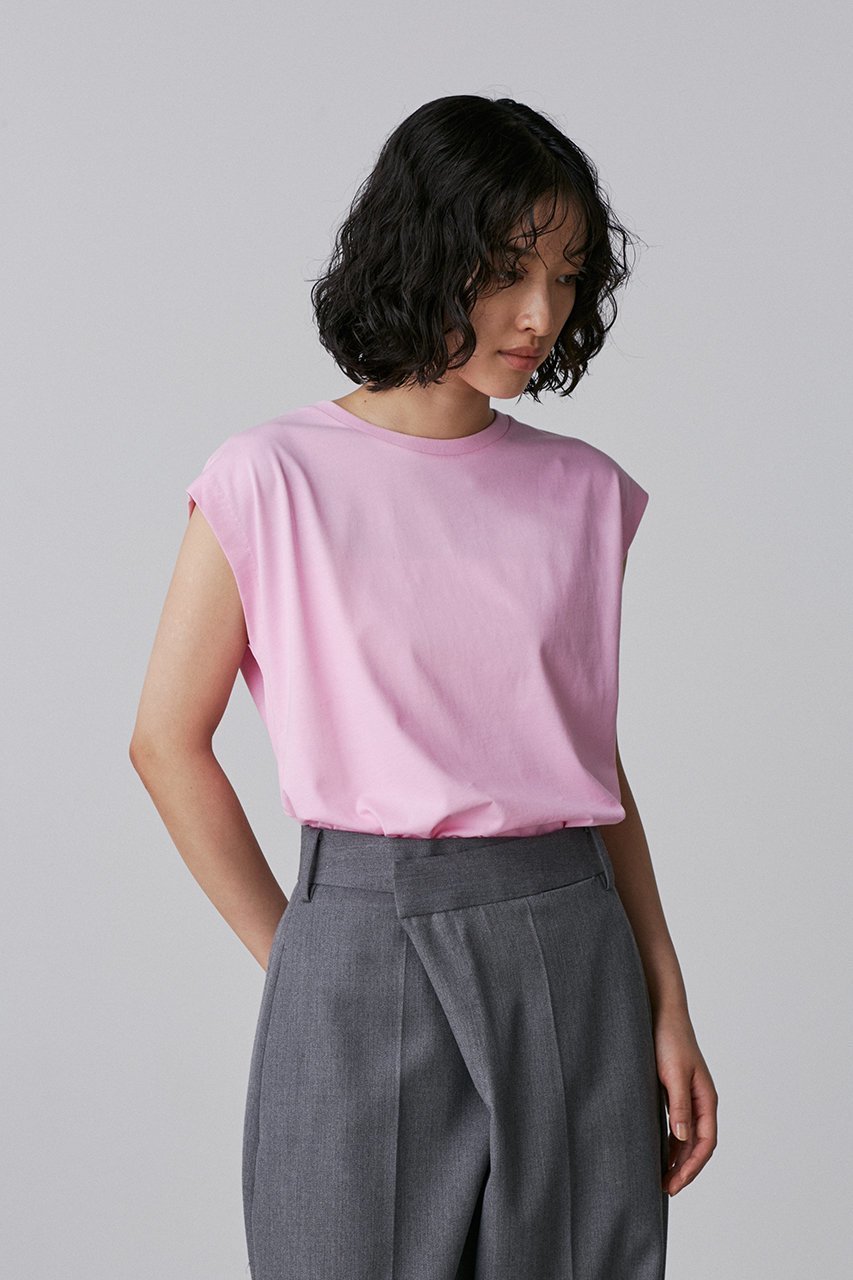 【イレーヴ/YLEVE】のORGANIC COTTON BIO ノースリーブ 人気、トレンドファッション・服の通販 founy(ファニー) 　ファッション　Fashion　レディースファッション　WOMEN　トップス・カットソー　Tops/Tshirt　キャミソール / ノースリーブ　No Sleeves　シャツ/ブラウス　Shirts/Blouses　ロング / Tシャツ　T-Shirts　カットソー　Cut and Sewn　ショート　Short　シンプル　Simple　スリーブ　Sleeve　ノースリーブ　No Sleeve　フレンチ　French　other-8|ID: prp329100004451737 ipo3291000000031324939