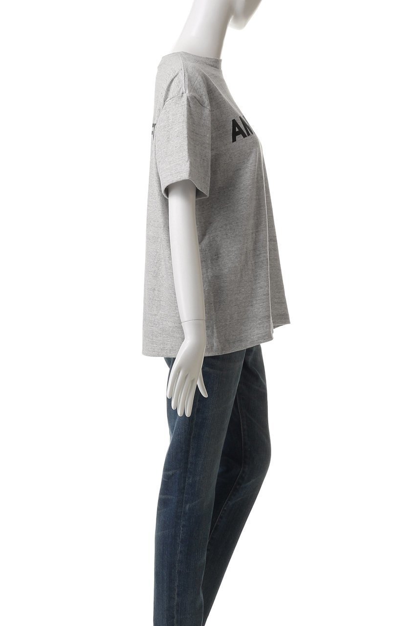 【アメリカーナ/Americana】のラフィー天竺丸胴 ロゴプリントTシャツ 人気、トレンドファッション・服の通販 founy(ファニー) 　ファッション　Fashion　レディースファッション　Fashion for Women　トップス・カットソー　Cut & Sew Tops　シャツ・ブラウス・オフィスカジュアル　Elegant Blouses & Button-Ups　ロングTシャツ・Tシャツ　Longline T-Shirts & Tees　カットソー・ベーシックTシャツ　Cut-and-Sewn Tops / Stretch Tees & Basics　ショート　Short, Short Length　スタイリッシュ　Stylish, Fashionable　スリーブ　Sleeve, Long Sleeve / Short Sleeve　ハーフ　Half, Half-Length　プリント　Print, Printed Pattern　夏　Summer　春　Spring　S/S・春夏　SS, Spring/Summer, Warm Season　other-3|ID: prp329100004451741 ipo3291000000032859993