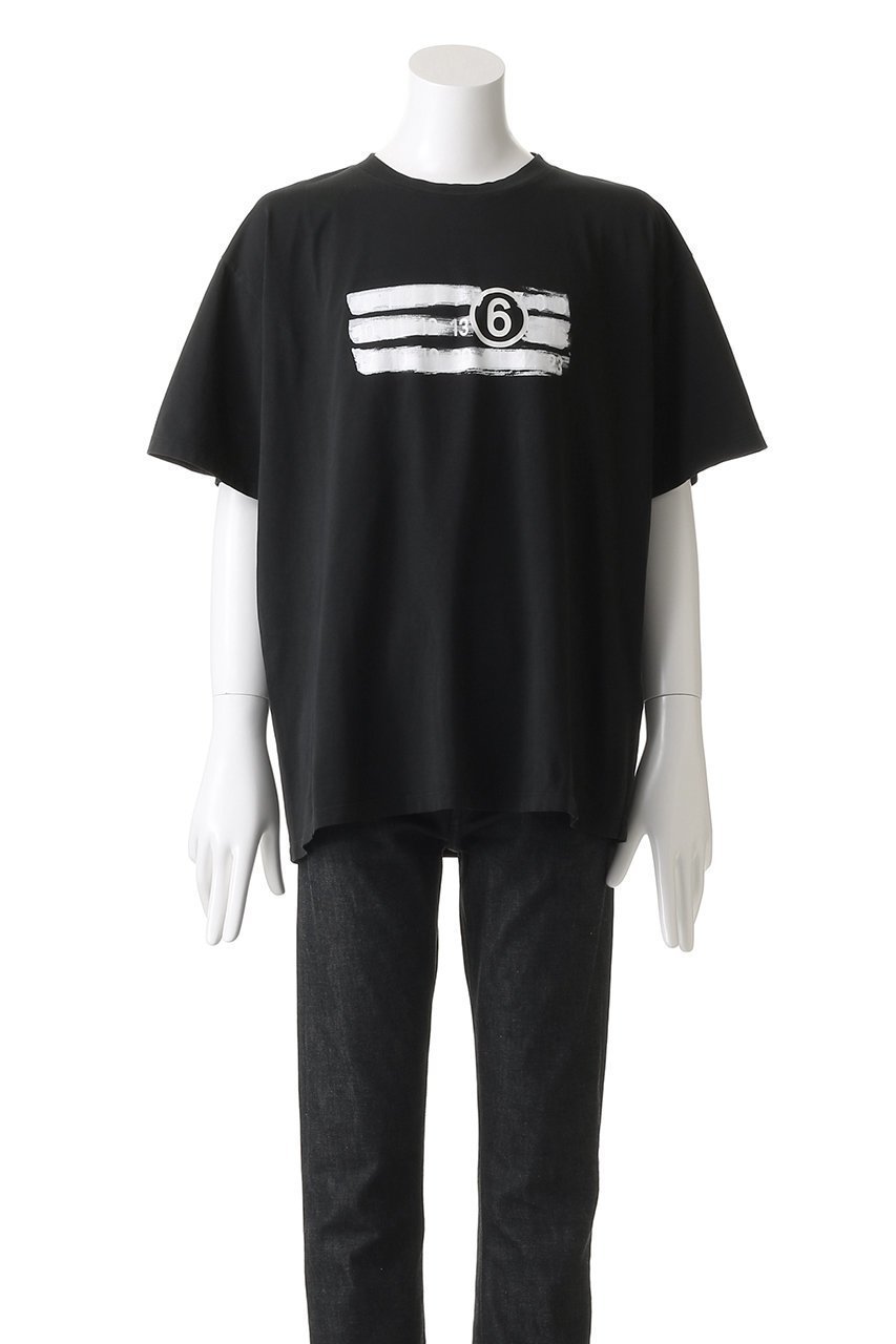 【エムエムシックス メゾンマルジェラ/MM6 Maison Margiela / MEN】の【MEN】ナンバリング ロゴ プリント Tシャツ 人気、トレンドファッション・服の通販 founy(ファニー) 　ファッション　Fashion　メンズファッション　MEN　トップス・カットソー　Tops/Tshirt/Men　シャツ　Shirts　ショート　Short　スリーブ　Sleeve　プリント　Print　ボトム　Bottom　other-2|ID: prp329100004451743 ipo3291000000031253000