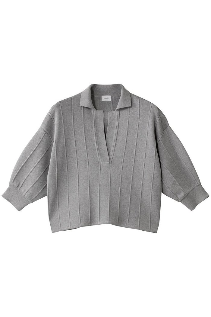 【マノフ/MANOF】のTUCK KNIT SHORT TOPS/ニット インテリア・キッズ・メンズ・レディースファッション・服の通販 founy(ファニー) https://founy.com/ ファッション Fashion レディースファッション WOMEN トップス・カットソー Tops/Tshirt ニット Knit Tops プルオーバー Pullover コンパクト Compact サマー Summer ショート Short スキッパー Skipper スリーブ Sleeve フェミニン Feminine NEW・新作・新着・新入荷 New Arrivals |ID: prp329100004451748 ipo3291000000031142539