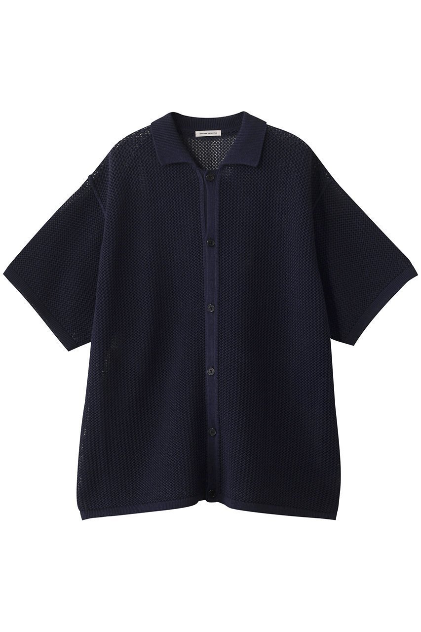 【ユニバーサルプロダクツ/UNIVERSAL PRODUCTS / MEN】の【MEN】COTTON MESH S/S KNIT/ニット インテリア・キッズ・メンズ・レディースファッション・服の通販 founy(ファニー) 　ファッション　Fashion　メンズファッション　Fashion for Men　トップス・カットソー　Cut & Sew Tops　ニット・セーター / 定番トップス　Knit Tops & Sweaters　ボトム　Bottoms, Lower Wear　メッシュ　Mesh, Net Fabric　夏　Summer　定番　Standard, Basic Item　S/S・春夏　SS, Spring/Summer, Warm Season　NAVY|ID: prp329100004451761 ipo3291000000032932963