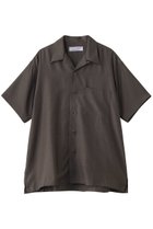 【ユニバーサルプロダクツ/UNIVERSAL PRODUCTS / MEN】の【MEN】OPEN COLLOR S/S SHIRTS/シャツ CHARCOAL|ID:prp329100004451762
