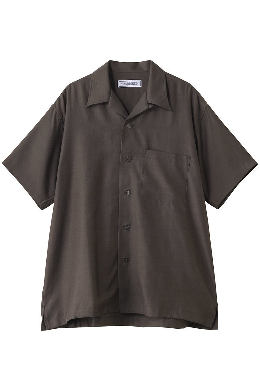【ユニバーサルプロダクツ/UNIVERSAL PRODUCTS / MEN】の【MEN】OPEN COLLOR S/S SHIRTS/シャツ インテリア・キッズ・メンズ・レディースファッション・服の通販 founy(ファニー) 　ファッション　Fashion　メンズファッション　Fashion for Men　ショート　Short, Short Length　スリーブ　Sleeve, Long Sleeve / Short Sleeve　ファブリック　Fabric, Textile　ボトム　Bottoms, Lower Wear　ロング　Long, Long-Length　エレガント 上品　Elegant　半袖　Short Sleeve, Half Sleeve　夏　Summer　定番　Standard, Basic Item　S/S・春夏　SS, Spring/Summer, Warm Season　ビジネス 仕事 通勤　Business / Work / Commuting　CHARCOAL|ID: prp329100004451762 ipo3291000000032846700