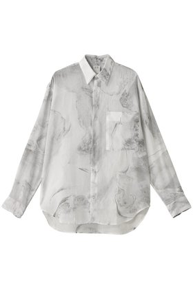 【セヤ/SEYA】のETERNAL ロングスリーブシャツ 人気、トレンドファッション・服の通販 founy(ファニー) ファッション Fashion レディースファッション Fashion for Women トップス・カットソー Cut & Sew Tops シャツ・ブラウス・オフィスカジュアル Elegant Blouses & Button-Ups スリーブ Sleeve, Long Sleeve / Short Sleeve センター Center, Center Line プリント Print, Printed Pattern ポケット Pocket, Pocket Detail マキシ Maxi, Full Length ロング Long, Long-Length 夏 Summer 定番 Standard, Basic Item |ID:prp329100004451766