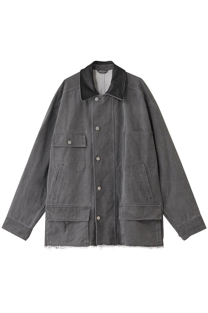 【ヨーク/YOKE / MEN】の【MEN】COTTON CUT-OFF COVERALL ジャケット インテリア・キッズ・メンズ・レディースファッション・服の通販 founy(ファニー) https://founy.com/ ファッション Fashion メンズファッション Fashion for Men カットオフ Cut-Off Design コーティング Coating, Coated Finish ジャケット Jacket, Outerwear ブルゾン Blouson, Bomber Jacket ポケット Pocket, Pocket Detail リメイク Remake, Reconstructed |ID: prp329100004451767 ipo3291000000032957589