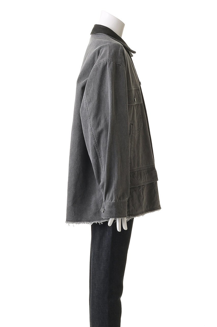 【ヨーク/YOKE / MEN】の【MEN】COTTON CUT-OFF COVERALL ジャケット 人気、トレンドファッション・服の通販 founy(ファニー) 　ファッション　Fashion　メンズファッション　Fashion for Men　カットオフ　Cut-Off Design　コーティング　Coating, Coated Finish　ジャケット　Jacket, Outerwear　ブルゾン　Blouson, Bomber Jacket　ポケット　Pocket, Pocket Detail　リメイク　Remake, Reconstructed　other-3|ID: prp329100004451767 ipo3291000000032957601