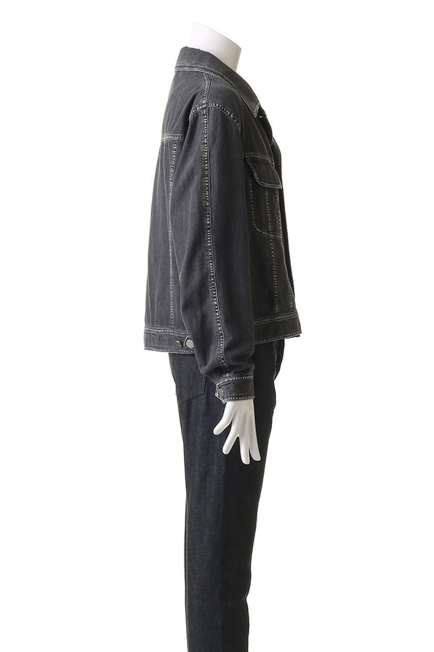 【ヨーク/YOKE / MEN】の【MEN】LIGHT-WEIGHT DENIM TRUCKER ジャケット 人気、トレンドファッション・服の通販 founy(ファニー) 　ファッション　Fashion　メンズファッション　Fashion for Men　インディゴ　Indigo Denim　ジャケット　Jacket, Outerwear　デニム　Denim, Jeans Material　ハンド　Hand, Handmade　ブリーチ　Bleach, Washed Finish　ブルゾン　Blouson, Bomber Jacket　定番　Standard, Basic Item　other-3|ID: prp329100004451768 ipo3291000000032957644