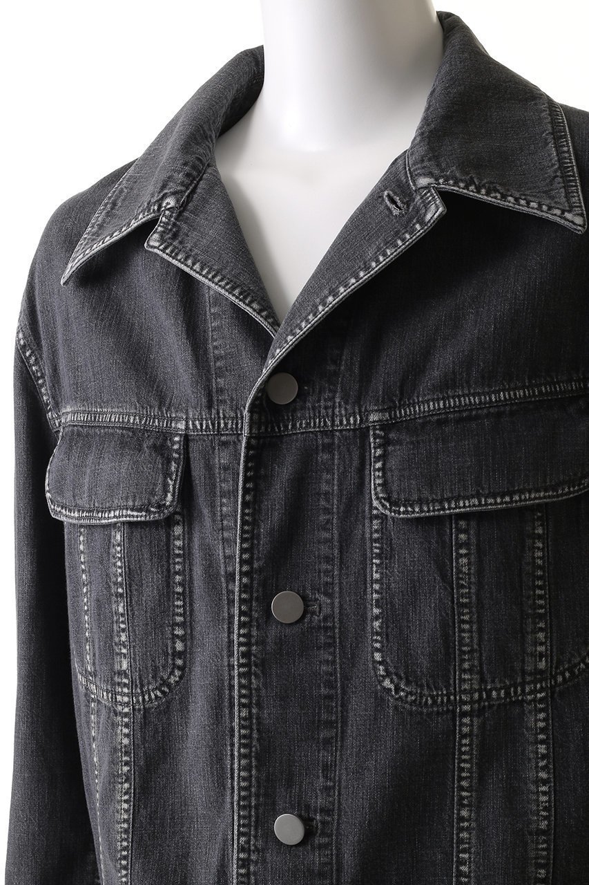 【ヨーク/YOKE / MEN】の【MEN】LIGHT-WEIGHT DENIM TRUCKER ジャケット 人気、トレンドファッション・服の通販 founy(ファニー) 　ファッション　Fashion　メンズファッション　Fashion for Men　インディゴ　Indigo Denim　ジャケット　Jacket, Outerwear　デニム　Denim, Jeans Material　ハンド　Hand, Handmade　ブリーチ　Bleach, Washed Finish　ブルゾン　Blouson, Bomber Jacket　定番　Standard, Basic Item　other-5|ID: prp329100004451768 ipo3291000000032957652