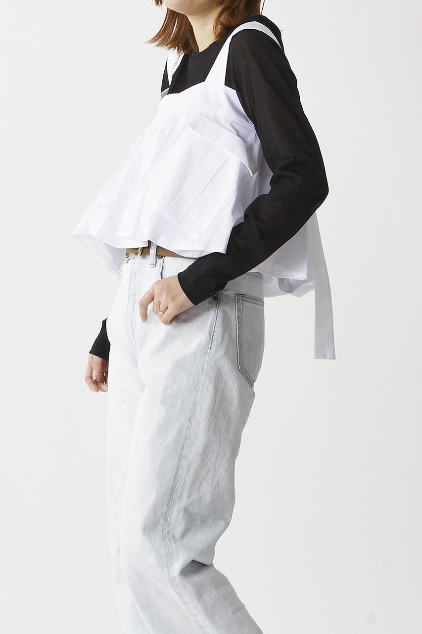 【プルミエ アロンディスモン/1er Arrondissement】の【TELA】ブラウス 人気、トレンドファッション・服の通販 founy(ファニー) 　ファッション　Fashion　レディースファッション　WOMEN　トップス・カットソー　Tops/Tshirt　キャミソール / ノースリーブ　No Sleeves　シャツ/ブラウス　Shirts/Blouses　シンプル　Simple　ノースリーブ　No Sleeve　フィット　Fit　フェミニン　Feminine　フレア　Flare　ボトム　Bottom　ラップ　Wrap　リゾート　Resort　other-6|ID: prp329100004451779 ipo3291000000032000483