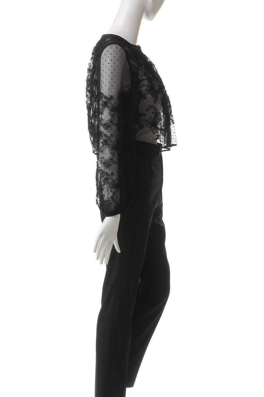【アルアバイル/allureville】の【Loulou Willoughby】ドットフラワーシシュウBO 人気、トレンドファッション・服の通販 founy(ファニー) 　ファッション　Fashion　レディースファッション　WOMEN　アウター　Coat Outerwear　ジャケット　Jackets　ブルゾン　Blouson/Jackets　エレガント 上品　Elegant　シアー　Sheer　ジャケット　Jacket　スリーブ　Sleeve　ダウン　Down　デニム　Denim　ドット　Dot　フェミニン　Feminine　フラワー　Flower　ブルゾン　Blouson　ボレロ　Bolero　羽織　Haori　other-3|ID: prp329100004451783 ipo3291000000031253250