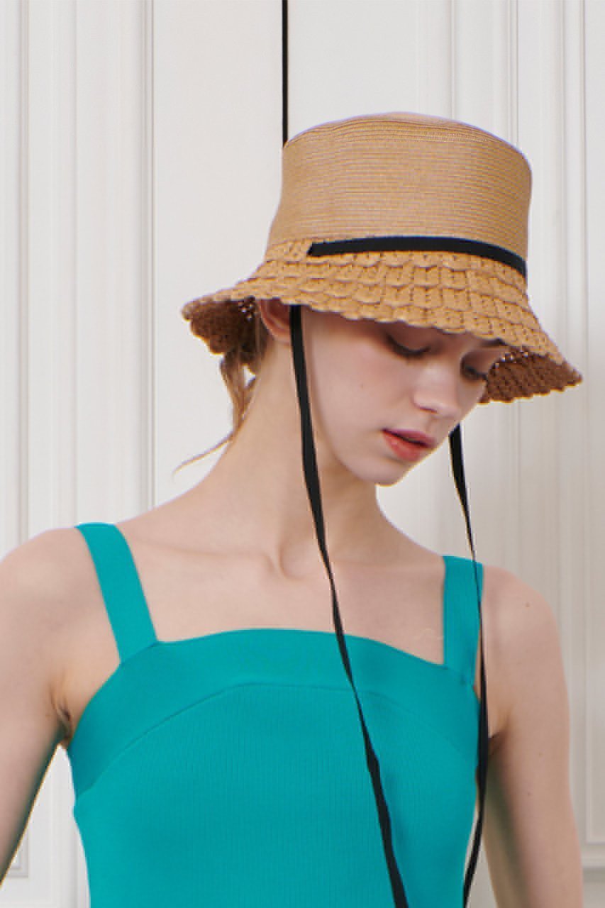 【アルアバイル/allureville】の【Loulou Willoughby】スカラップブリムバケットHAT 人気、トレンドファッション・服の通販 founy(ファニー) 　ファッション　Fashion　レディースファッション　Fashion for Women　キャップ&ハット　Hats & Caps　スカラップ　Scallop, Scalloped Edge　フェミニン　Feminine, Girly　リゾート　Resort, Vacation Style　リボン　Ribbon, Bow　夏　Summer　帽子　Hat, Headwear　春　Spring　S/S・春夏　SS, Spring/Summer, Warm Season　other-5|ID: prp329100004451785 ipo3291000000035993522