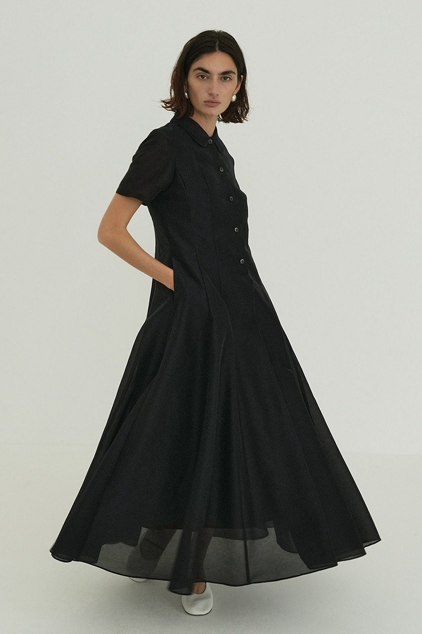 【クラネ/CLANE】のFULFFY SHEER H/S SHIRT ONEPIECE/ワンピース 人気、トレンドファッション・服の通販 founy(ファニー) 　ファッション　Fashion　レディースファッション　Fashion for Women　ワンピース　Dresses　チュニック　Tunic Tops & Dresses　エアリー　Airy Texture　クラシカル　Classical, Vintage-Inspired　チュニック　Tunic, Long Top　ドレープ　Drape, Draping Fabric　フィット　Fit, Slim Fit　フェミニン　Feminine, Girly　フレア　Flare, Flared　ロング　Long, Long-Length　エレガント 上品　Elegant　other-7|ID: prp329100004451786 ipo3291000000032869314