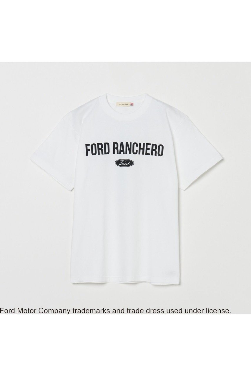 【エリオポール/heliopole】の【GOOD ROCK SPEED】FORD LOGO Tシャツ インテリア・キッズ・メンズ・レディースファッション・服の通販 founy(ファニー) 　ファッション　Fashion　レディースファッション　Fashion for Women　トップス・カットソー　Cut & Sew Tops　シャツ・ブラウス・オフィスカジュアル　Elegant Blouses & Button-Ups　ロングTシャツ・Tシャツ　Longline T-Shirts & Tees　カットソー・ベーシックTシャツ　Cut-and-Sewn Tops / Stretch Tees & Basics　アメリカン　American Style　ショート　Short, Short Length　スリーブ　Sleeve, Long Sleeve / Short Sleeve　パフォーマンス　Performance, Active Function　ホワイト|ID: prp329100004451790 ipo3291000000032859590