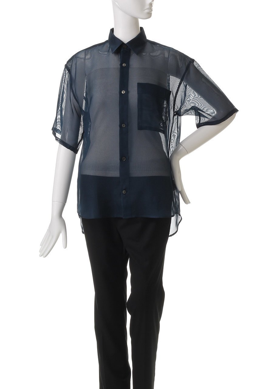 【セヤ/SEYA】のETERNAL SUMMER ハーフスリーブ シアーシャツ 人気、トレンドファッション・服の通販 founy(ファニー) 　ファッション　Fashion　レディースファッション　WOMEN　トップス・カットソー　Tops/Tshirt　シャツ/ブラウス　Shirts/Blouses　キャミソール　Camisole　シアー　Sheer　ショート　Short　シルク　Silk　スリーブ　Sleeve　タンク　Tank　ハンド　Hand　ハーフ　Half　ボトム　Bottom　ポケット　Pocket　夏　Summer　定番　Standard　other-2|ID: prp329100004451816 ipo3291000000031616779