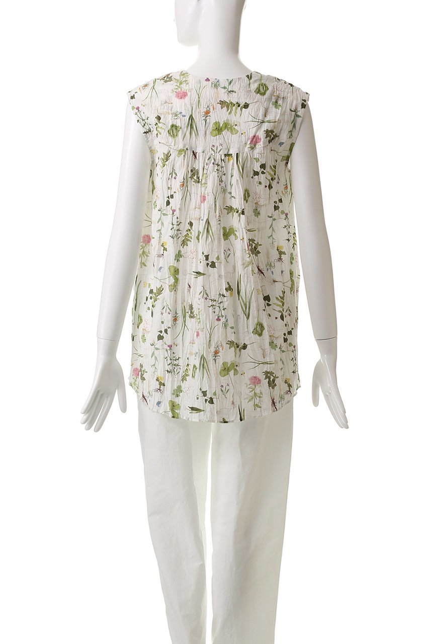 【プリスティン/PRISTINE】のRoots PT ノースリーブブラウス 人気、トレンドファッション・服の通販 founy(ファニー) 　ファッション　Fashion　レディースファッション　Fashion for Women　トップス・カットソー　Cut & Sew Tops　キャミソール&ノースリーブ　Camisoles & Sleeveless Tops　シャツ・ブラウス・オフィスカジュアル　Elegant Blouses & Button-Ups　ギャザー　Gathered, Ruffled　デニム　Denim, Jeans Material　ノースリーブ　Sleeveless, No-Sleeve　リラックス　Relax, Relaxed Fit　ワイド　Wide, Wide Fit　夏　Summer　other-4|ID: prp329100004451832 ipo3291000000036070983