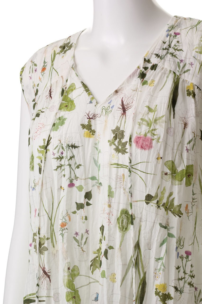 【プリスティン/PRISTINE】のRoots PT ノースリーブブラウス 人気、トレンドファッション・服の通販 founy(ファニー) 　ファッション　Fashion　レディースファッション　Fashion for Women　トップス・カットソー　Cut & Sew Tops　キャミソール&ノースリーブ　Camisoles & Sleeveless Tops　シャツ・ブラウス・オフィスカジュアル　Elegant Blouses & Button-Ups　ギャザー　Gathered, Ruffled　デニム　Denim, Jeans Material　ノースリーブ　Sleeveless, No-Sleeve　リラックス　Relax, Relaxed Fit　ワイド　Wide, Wide Fit　夏　Summer　other-5|ID: prp329100004451832 ipo3291000000036070986