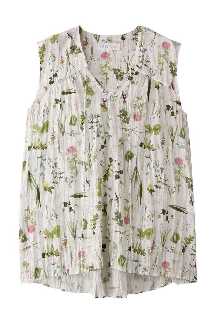 【プリスティン/PRISTINE】のRoots PT ノースリーブブラウス インテリア・キッズ・メンズ・レディースファッション・服の通販 founy(ファニー) https://founy.com/ ファッション Fashion レディースファッション Fashion for Women トップス・カットソー Cut & Sew Tops キャミソール&ノースリーブ Camisoles & Sleeveless Tops シャツ・ブラウス・オフィスカジュアル Elegant Blouses & Button-Ups ギャザー Gathered, Ruffled デニム Denim, Jeans Material ノースリーブ Sleeveless, No-Sleeve リラックス Relax, Relaxed Fit ワイド Wide, Wide Fit 夏 Summer |ID: prp329100004451832 ipo3291000000036396187