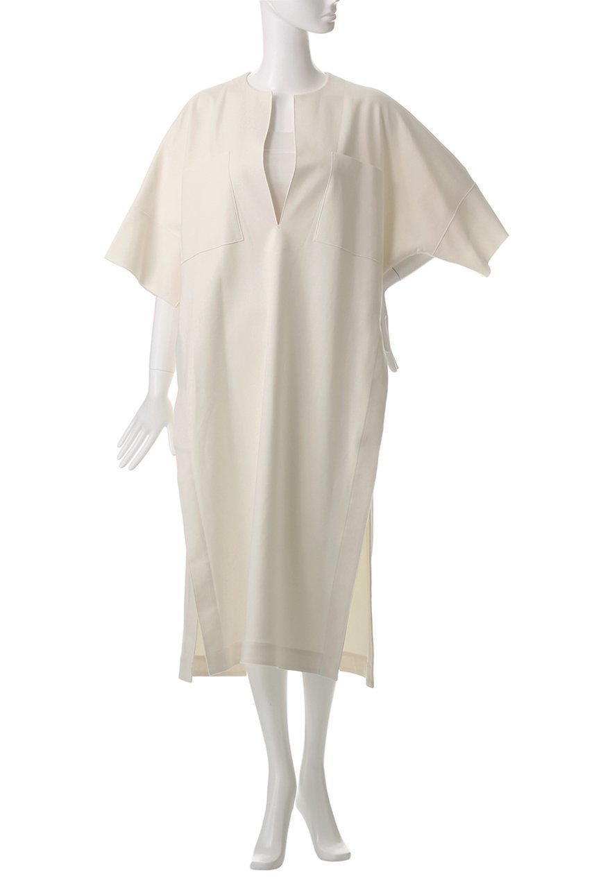 【イレーヴ/YLEVE】のボンデッドジャージー ワンピース 人気、トレンドファッション・服の通販 founy(ファニー) 　ファッション　Fashion　レディースファッション　Fashion for Women　ワンピース　Dresses　チュニック　Tunic Tops & Dresses　おすすめ　Recommended / Our Picks　カフス　Cuff Design　スリット　Slit, Slit Detail　チュニック　Tunic, Long Top　トレンド　Trend, Trending Now　ボンディング　Bonding, Bonded Fabric　ポンチョ　Poncho, Cape Style　ロング　Long, Long-Length　エレガント 上品　Elegant　other-2|ID: prp329100004452737 ipo3291000000032869622