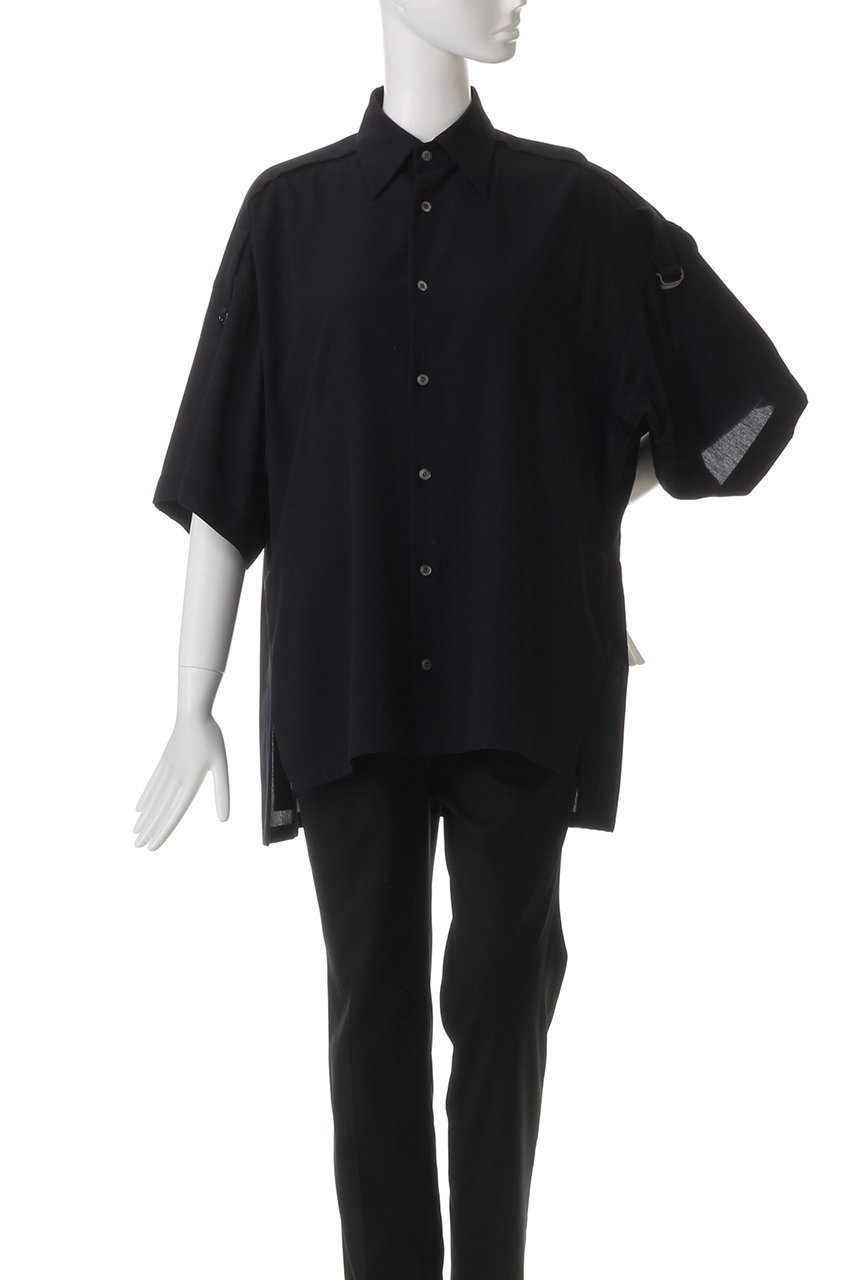 【ウジョー/Ujoh】のスリーブベルト シャツ 人気、トレンドファッション・服の通販 founy(ファニー) 　ファッション　Fashion　レディースファッション　WOMEN　トップス・カットソー　Tops/Tshirt　シャツ/ブラウス　Shirts/Blouses　ベルト　Belts　シアー　Sheer　ショート　Short　スリット　Slit　スリーブ　Sleeve　トレンド　Trend　ドレープ　Drape　バランス　Balance　other-2|ID: prp329100004452740 ipo3291000000031251867