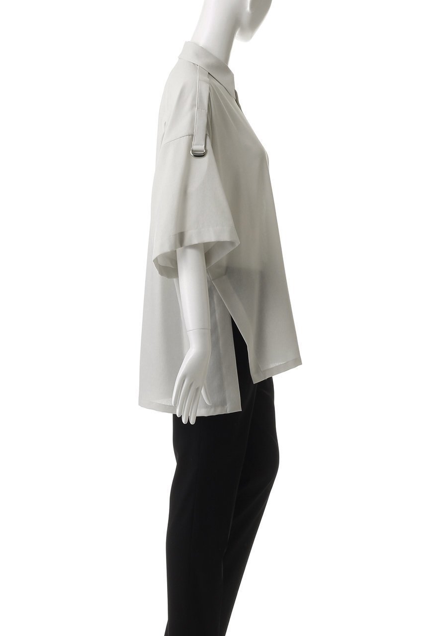 【ウジョー/Ujoh】のスリーブベルト シャツ 人気、トレンドファッション・服の通販 founy(ファニー) 　ファッション　Fashion　レディースファッション　Fashion for Women　トップス・カットソー　Cut & Sew Tops　シャツ・ブラウス・オフィスカジュアル　Elegant Blouses & Button-Ups　ベルト&ウエストマーク　Belts & Waist Accessories　シアー　Sheer, See-Through　ショート　Short, Short Length　スリット　Slit, Slit Detail　スリーブ　Sleeve, Long Sleeve / Short Sleeve　トレンド　Trend, Trending Now　ドレープ　Drape, Draping Fabric　バランス　Balance, Style Balance　other-3|ID: prp329100004452740 ipo3291000000034955449