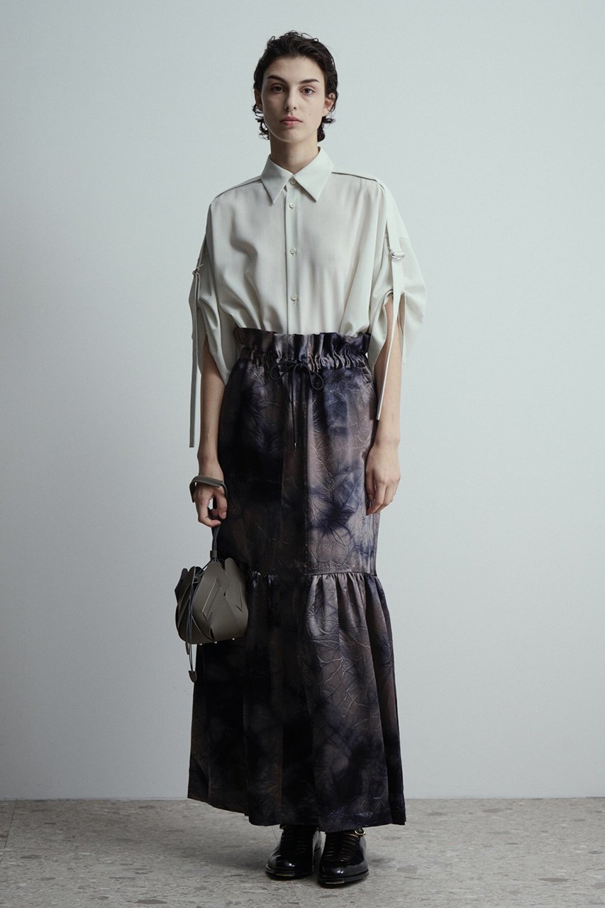 【ウジョー/Ujoh】のスリーブベルト シャツ 人気、トレンドファッション・服の通販 founy(ファニー) 　ファッション　Fashion　レディースファッション　Fashion for Women　トップス・カットソー　Cut & Sew Tops　シャツ・ブラウス・オフィスカジュアル　Elegant Blouses & Button-Ups　ベルト&ウエストマーク　Belts & Waist Accessories　シアー　Sheer, See-Through　ショート　Short, Short Length　スリット　Slit, Slit Detail　スリーブ　Sleeve, Long Sleeve / Short Sleeve　トレンド　Trend, Trending Now　ドレープ　Drape, Draping Fabric　バランス　Balance, Style Balance　other-7|ID: prp329100004452740 ipo3291000000034955457