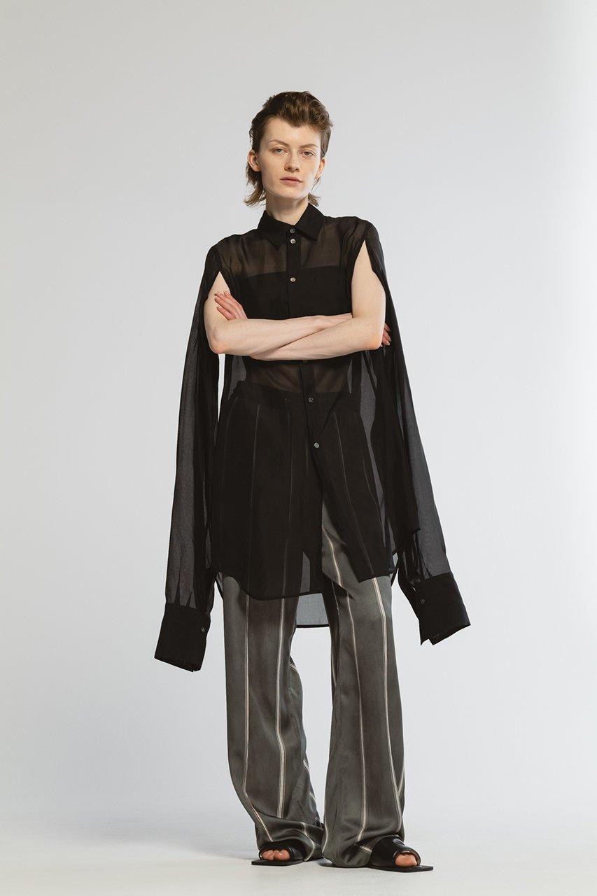 【チノ/CINOH】のストライプリラックスパンツ 人気、トレンドファッション・服の通販 founy(ファニー) 　ファッション　Fashion　レディースファッション　Fashion for Women　パンツ　Pants & Trousers　なめらか　Smooth, Silky Texture　イタリア　Italy　スタイリッシュ　Stylish, Fashionable　ストライプ　Stripe, Striped Pattern　ドレープ　Drape, Draping Fabric　プリント　Print, Printed Pattern　リラックス　Relax, Relaxed Fit　エレガント 上品　Elegant　other-6|ID: prp329100004452746 ipo3291000000032906564