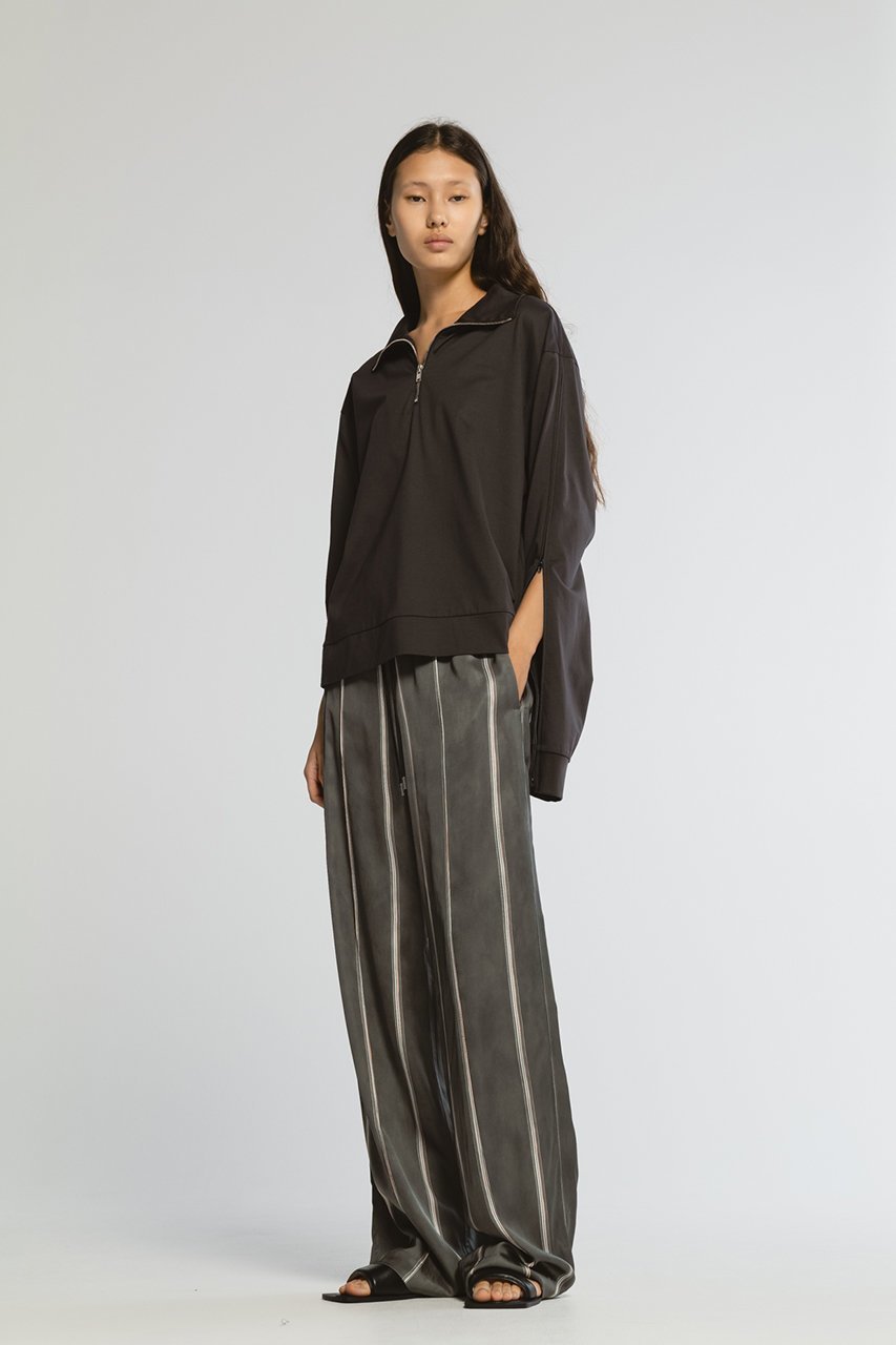 【チノ/CINOH】のストライプリラックスパンツ 人気、トレンドファッション・服の通販 founy(ファニー) 　ファッション　Fashion　レディースファッション　Fashion for Women　パンツ　Pants & Trousers　なめらか　Smooth, Silky Texture　イタリア　Italy　スタイリッシュ　Stylish, Fashionable　ストライプ　Stripe, Striped Pattern　ドレープ　Drape, Draping Fabric　プリント　Print, Printed Pattern　リラックス　Relax, Relaxed Fit　エレガント 上品　Elegant　other-8|ID: prp329100004452746 ipo3291000000032906570