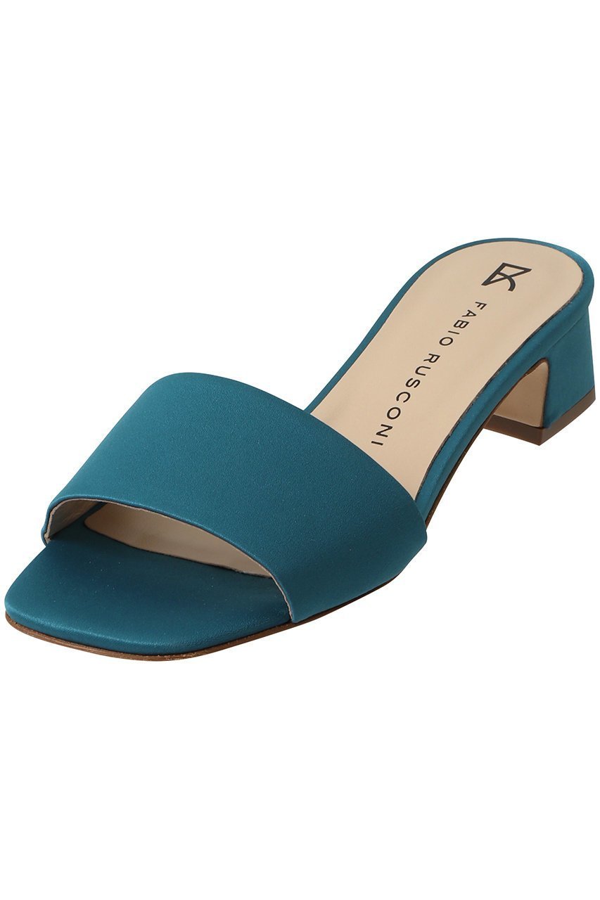 【ファビオ ルスコーニ/FABIO RUSCONI】のサテンミュール インテリア・キッズ・メンズ・レディースファッション・服の通販 founy(ファニー) 　ファッション　Fashion　レディースファッション　Fashion for Women　エレガント 上品　Elegant　サテン　Satin, Glossy Fabric　サンダル　Sandals, Summer Shoes　スタイリッシュ　Stylish, Fashionable　ミュール　Mule, Backless Shoes　ブルー|ID: prp329100004452750 ipo3291000000034953067