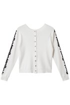 【ミュベール/MUVEIL】のリボンレースラインカーディガン 人気、トレンドファッション・服の通販 founy(ファニー) ファッション Fashion レディースファッション Fashion for Women トップス・カットソー Cut & Sew Tops ニット Knit Tops & Sweaters カーディガン・羽織り Layered Style Cardigans カーディガン Cardigan, Knitwear スリーブ Sleeve, Long Sleeve / Short Sleeve フェミニン Feminine, Girly リボン Ribbon, Bow レース Lace, Lace Fabric ロング Long, Long-Length thumbnail ホワイト|ID: prp329100004452754 ipo3291000000032933592