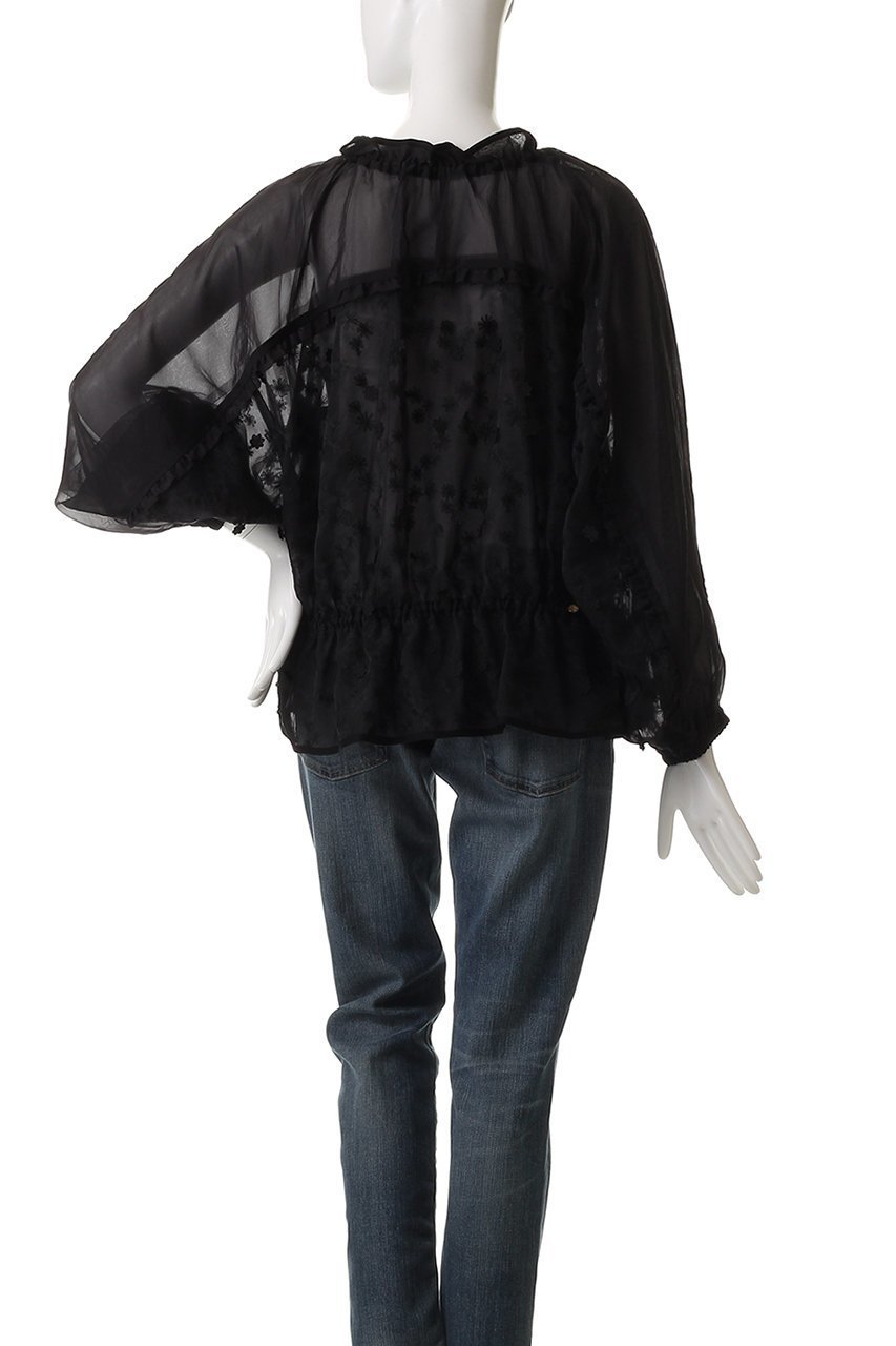 【ミュベール/MUVEIL】のフラワーオーガンジーブルゾン 人気、トレンドファッション・服の通販 founy(ファニー) 　ファッション　Fashion　レディースファッション　WOMEN　アウター　Coat Outerwear　ジャケット　Jackets　ブルゾン　Blouson/Jackets　エアリー　Airy　オーガンジー　Organdy　シアー　Sheer　ジャケット　Jacket　チュール　Tulle　フラワー　Flower　ブルゾン　Blouson　ペプラム　Peplum　レース　Race　エレガント 上品　Elegant　夏　Summer　春　Spring　S/S・春夏　Ss・Spring/Summer　other-4|ID: prp329100004452756 ipo3291000000031251975