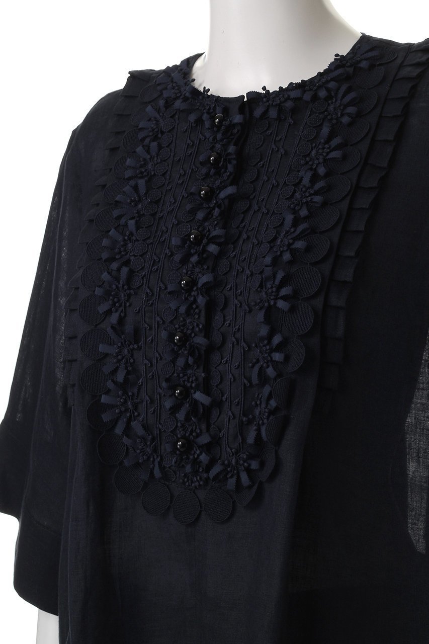 【ミュベール/MUVEIL】のレースチュニックワンピース 人気、トレンドファッション・服の通販 founy(ファニー) 　ファッション　Fashion　レディースファッション　WOMEN　ワンピース　Dress　チュニック　Tunic　スリーブ　Sleeve　チュニック　Tunic　ハーフ　Half　フェミニン　Feminine　フロント　Front　リネン　Linen　レース　Race　エレガント 上品　Elegant　夏　Summer　春　Spring　S/S・春夏　Ss・Spring/Summer　other-5|ID: prp329100004452757 ipo3291000000031324635