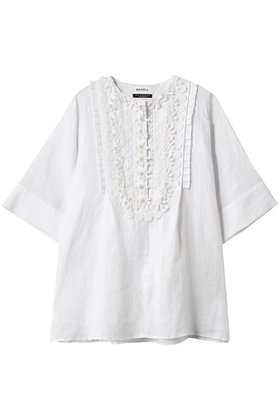 【ミュベール/MUVEIL】のリネンレースチュニックワンピース 人気、トレンドファッション・服の通販 founy(ファニー) ファッション Fashion レディースファッション Fashion for Women ワンピース Dresses チュニック Tunic Tops & Dresses トップス・カットソー Cut & Sew Tops ショート Short, Short Length スリーブ Sleeve, Long Sleeve / Short Sleeve チュニック Tunic, Long Top ハーフ Half, Half-Length フェミニン Feminine, Girly フロント Front, Front Design リネン Linen, Linen Fabric レース Lace, Lace Fabric エレガント 上品 Elegant 夏 Summer 春 Spring S/S・春夏 SS, Spring/Summer, Warm Season |ID:prp329100004452757