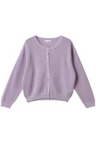 【デミーリー/DEMYLEE】のKELSEY ハイツイストコットン クルーネック シアーニットカーディガン ライトパープル|ID:prp329100004452760