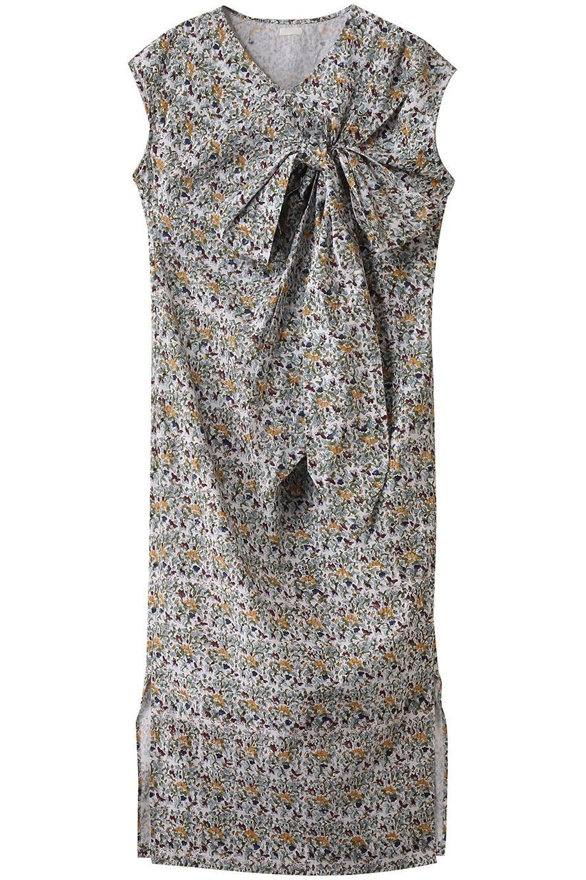 【シーオール/SEEALL】のTASUKI ノースリーブ ロングドレス インテリア・キッズ・メンズ・レディースファッション・服の通販 founy(ファニー) 　ファッション　Fashion　レディースファッション　Fashion for Women　ワンピース　Dresses　フォーマル・パーティードレス・結婚式用ドレス　Elegant & Casual Dresses　チュニック　Tunic Tops & Dresses　オケージョン　Occasion Wear　カーディガン　Cardigan, Knitwear　ジャケット　Jacket, Outerwear　チュニック　Tunic, Long Top　ドレス　Dress, One-Piece　ノースリーブ　Sleeveless, No-Sleeve　フロント　Front, Front Design　モダン　Modern, Contemporary　リボン　Ribbon, Bow　ロング　Long, Long-Length　ホワイトブロック|ID: prp329100004452763 ipo3291000000034954855