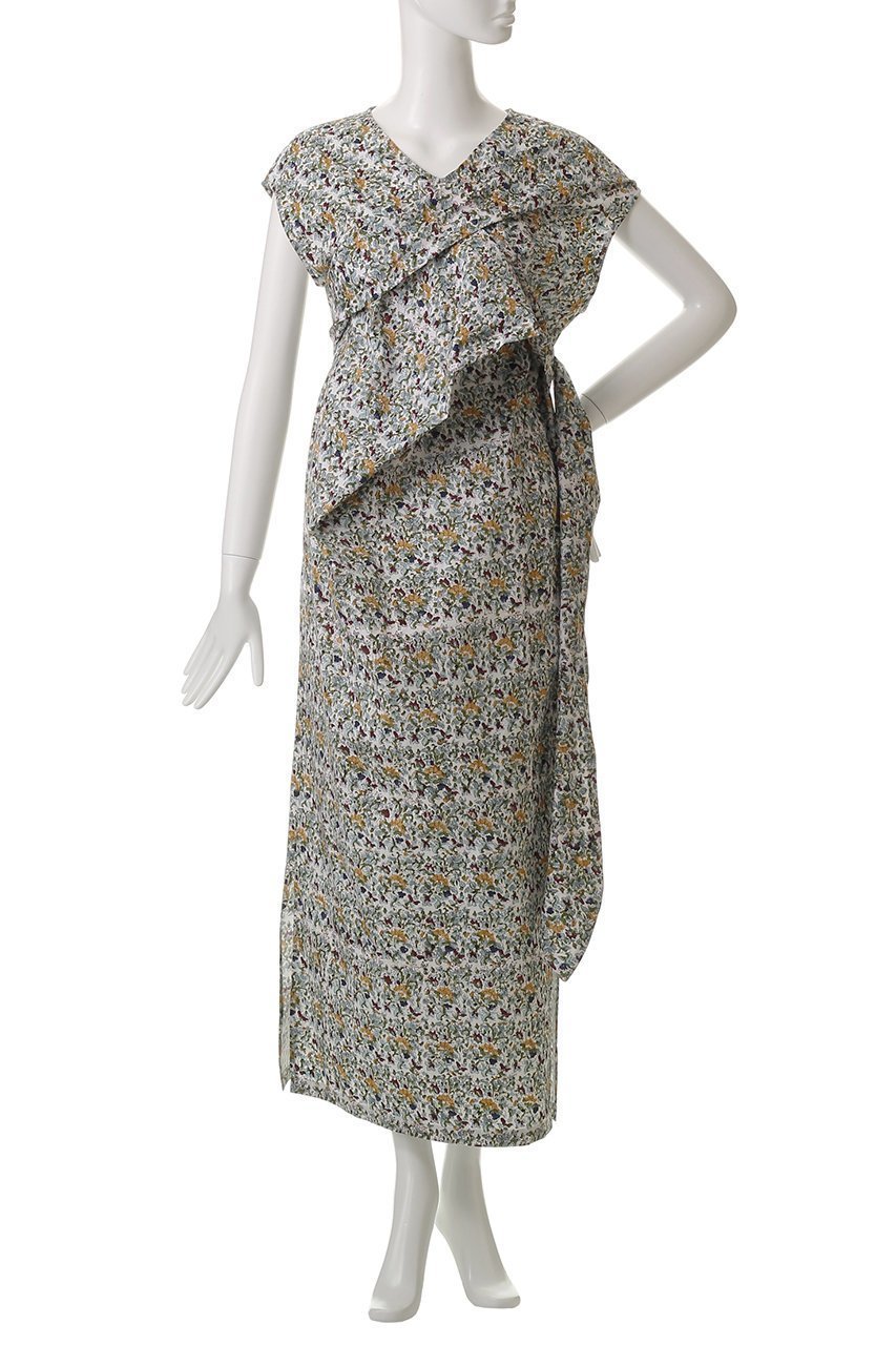 【シーオール/SEEALL】のTASUKI ノースリーブ ロングドレス 人気、トレンドファッション・服の通販 founy(ファニー) 　ファッション　Fashion　レディースファッション　Fashion for Women　ワンピース　Dresses　フォーマル・パーティードレス・結婚式用ドレス　Elegant & Casual Dresses　チュニック　Tunic Tops & Dresses　オケージョン　Occasion Wear　カーディガン　Cardigan, Knitwear　ジャケット　Jacket, Outerwear　チュニック　Tunic, Long Top　ドレス　Dress, One-Piece　ノースリーブ　Sleeveless, No-Sleeve　フロント　Front, Front Design　モダン　Modern, Contemporary　リボン　Ribbon, Bow　ロング　Long, Long-Length　other-6|ID: prp329100004452763 ipo3291000000034954863