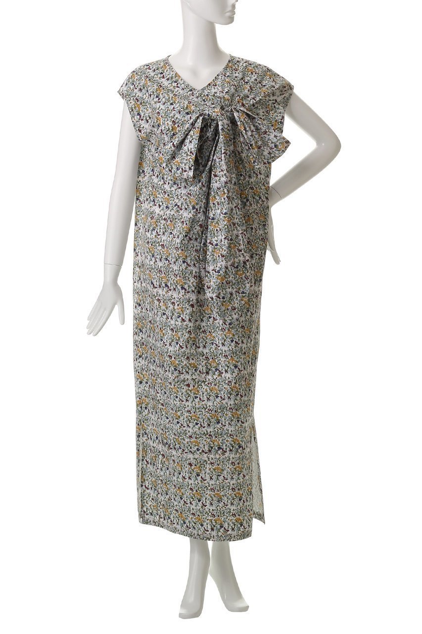 【シーオール/SEEALL】のTASUKI ノースリーブ ロングドレス 人気、トレンドファッション・服の通販 founy(ファニー) 　ファッション　Fashion　レディースファッション　Fashion for Women　ワンピース　Dresses　フォーマル・パーティードレス・結婚式用ドレス　Elegant & Casual Dresses　チュニック　Tunic Tops & Dresses　オケージョン　Occasion Wear　カーディガン　Cardigan, Knitwear　ジャケット　Jacket, Outerwear　チュニック　Tunic, Long Top　ドレス　Dress, One-Piece　ノースリーブ　Sleeveless, No-Sleeve　フロント　Front, Front Design　モダン　Modern, Contemporary　リボン　Ribbon, Bow　ロング　Long, Long-Length　other-2|ID: prp329100004452763 ipo3291000000035690326