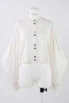 【エンフォルド/ENFOLD】のラウンドカーデ ホワイト|ID:prp329100004452765