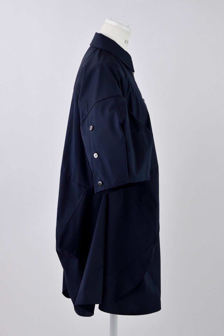 【エンフォルド/ENFOLD】のC/PEブロード 3D 5分袖 SH/シャツ 人気、トレンドファッション・服の通販 founy(ファニー) 　ファッション　Fashion　レディースファッション　Ladies' Fashion Online　トップス・カットソー　Tops/Tshirt　シャツ/ブラウス　Shirts/Blouses　おすすめ　Recommend　ショート　Short　スリーブ　Sleeve　パターン　Pattern　ブロード　Broad　other-4|ID: prp329100004452767 ipo3291000000031252037