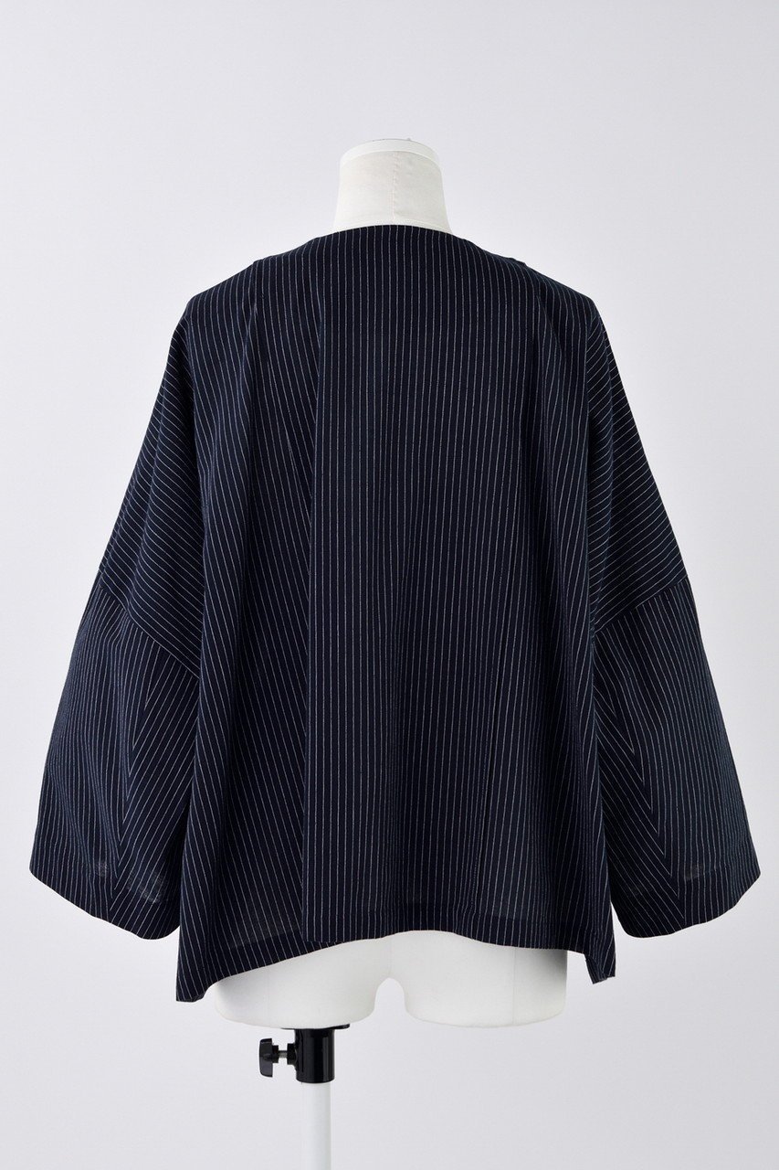 【エンフォルド/ENFOLD】のC/Liストライプ ドレープJK/ジャケット 人気、トレンドファッション・服の通販 founy(ファニー) 　ファッション　Fashion　レディースファッション　Fashion for Women　アウター　Coat / Outerwear Collection　レディースジャケット・軽アウター　Jackets　カーディガン　Cardigan, Knitwear　ジャケット　Jacket, Outerwear　ストライプ　Stripe, Striped Pattern　ドレープ　Drape, Draping Fabric　フロント　Front, Front Design　リラックス　Relax, Relaxed Fit　other-3|ID: prp329100004452774 ipo3291000000032955414